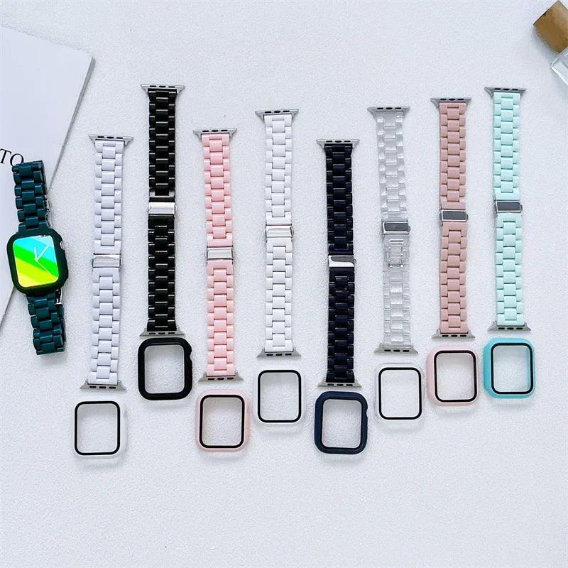 Correa de reloj de caucho + estuche