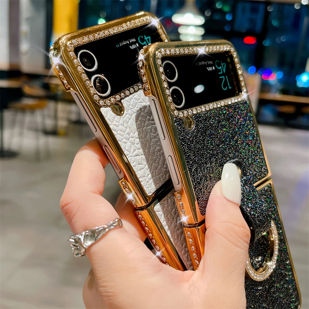 Funda de lujo a prueba de golpes para Z Flip 6