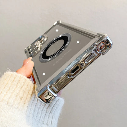S24 Ultra Luxury Plating Magnetic