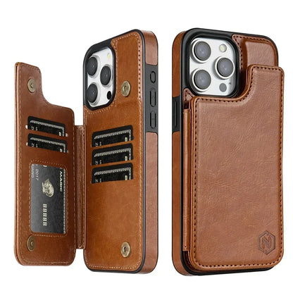 Magnetic Leather Case