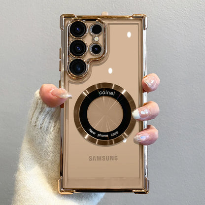 S24 Ultra Luxury Plating Magnetic